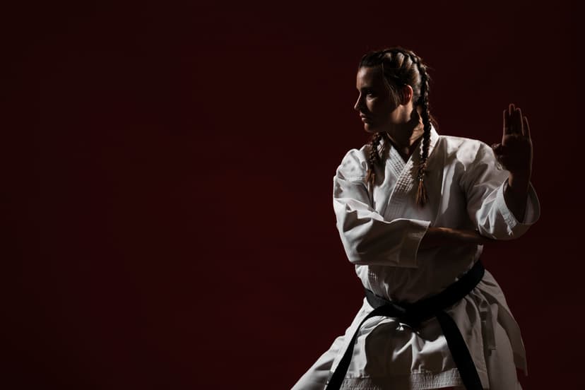 woman karate